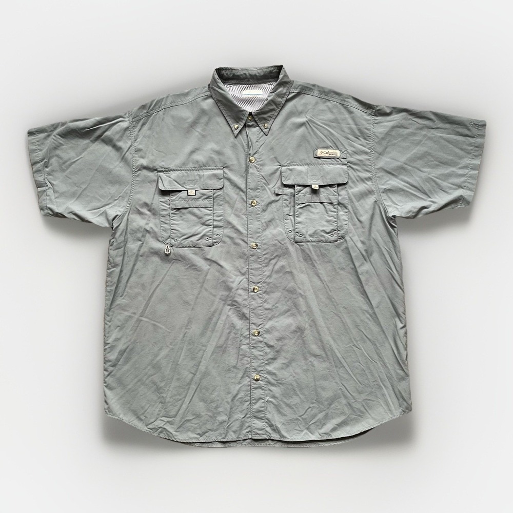 Columbia PFG Sportswear Company Men's XL Short Sleeve Vented Fishing Shirt - Picture 3 of 9
